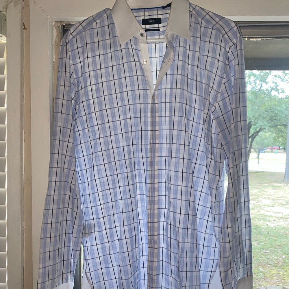 Hugo boss slim fit button down